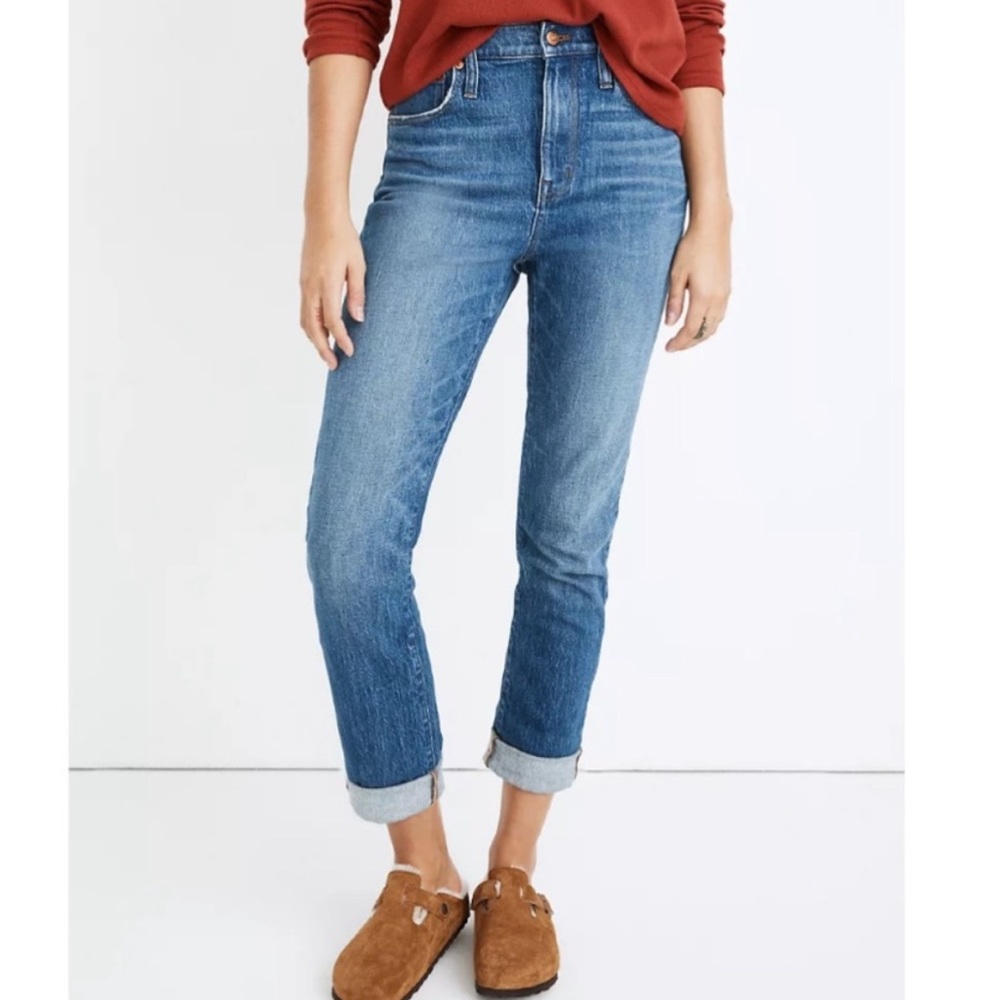 Madewell High-Rise Jeans in Medium Blue